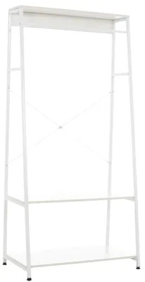 Produktbild von CLP Kleiderständer Luton mit Ablageflächen weiß