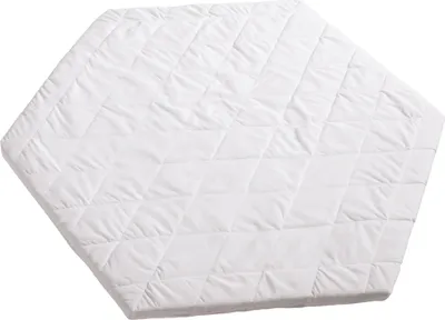 Produktbild von roba Laufgittermatratze, Matratze, Laufgitter 6-eckig, Laufstall-Matratze weiß, gesteppt, LxB: 114x99 cm