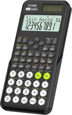 Imagen del producto de Calculadora científica, con funciones trigonométricas y exponenciales, compacta, ideal para la escuela y