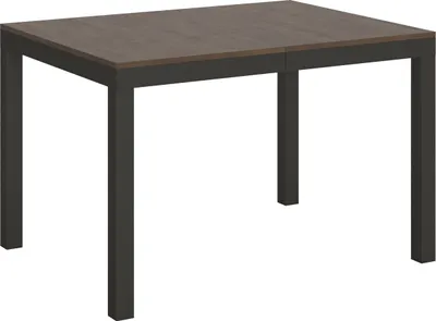 Produktbild von Ausziehbarer Tisch 90x120/224 cm Everyday Evolution Walnuss-Anthrazit-Gestell