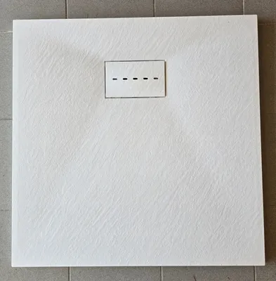 Produktbild von Duschtasse, 90x90cm usw. 3cm Dicke, Duschwanne, schneidbar, mit Ablaufgarnitur