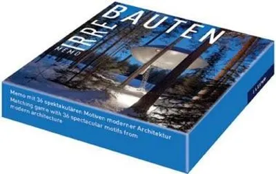 Obrázok produktu pre Irre Bauten I Bláznivé budovy. Memo (hra): Memo s 36 úžasnými motívmi modernej architektúry | Hra na spájanie s 36 pozoruhodnými motívmi z modernej architektúry