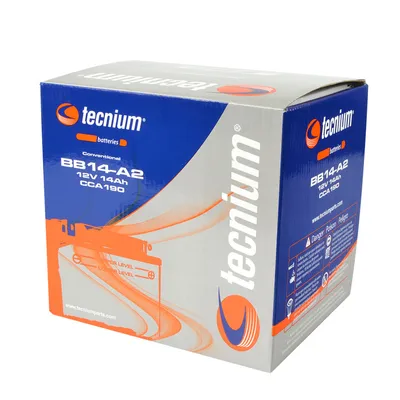 Obrázok produktu pre Olovený/kyslíkový akumulátor TECNIUM s kyselinou - BB14-A2