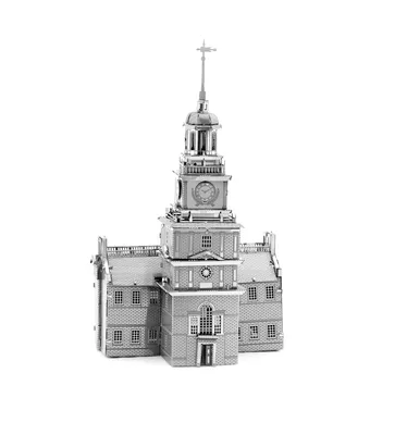 Zdjęcie produktu dla Metal Earth Independence Hall, Zestaw do budowania, Metal