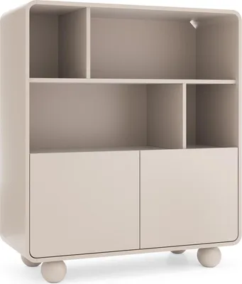 Produktbild von Furniture24 Regal Albion Rg108 Bücherregal 108 Cm Kaschmir
