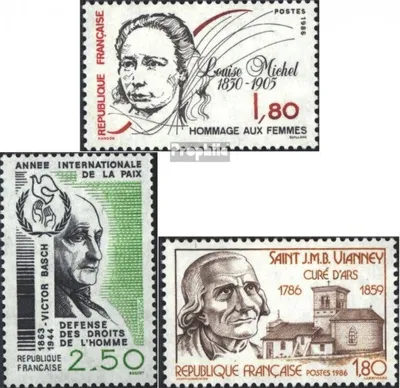 Produktbild von Briefmarken Frankreich 1986 Mi 2540,2545,2548 (kompl.Ausg.) postfrisch Michel