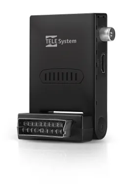 Zdjęcie produktu dla TELE System FACILE STEALTH/02, Kabel., Full HD, DVB-T, DVB-T2, 1280 x 720,1920 x 1080 px, 576i, 576p, 720p, 1080i, 1080p, 4:3, 16:9