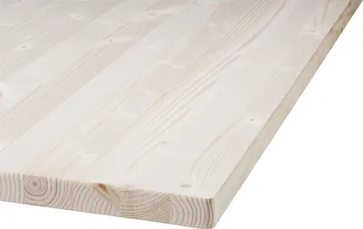 Produktbild von Tischplatte Fichte Oberfläche geschliffen 180 x 80 cm 28 mm