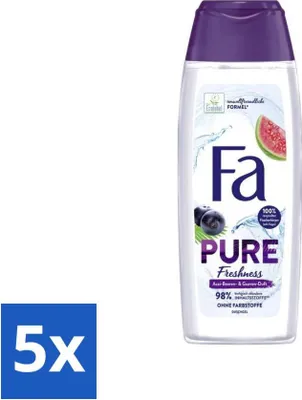 Produktbild von Fa - Duschgel - Pure Frische - Acai & Guave - Erfrischend & Pflegend - 250 ml - Vorteilspack - 5 Stücke