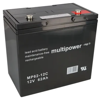 Immagine prodotto di Batteria compatibile E-mobile Win Med New Castle 12V 62Ah
