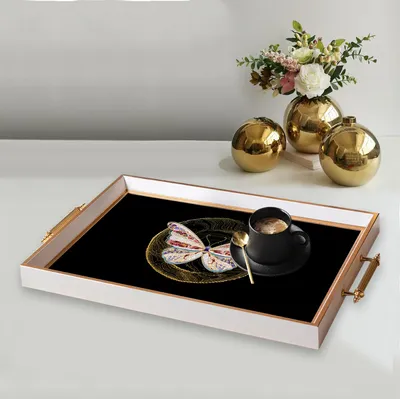 Produktbild von Evila Originals, TPB9881, Tablett, Mehrfarbig, 100 % GLAS, 50 x 29 x 3,5 cm