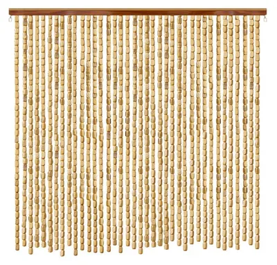 Produktbild von Bambus-Perlenvorhang Fliegenvorhang Raumteiler 110strands 110x220cm