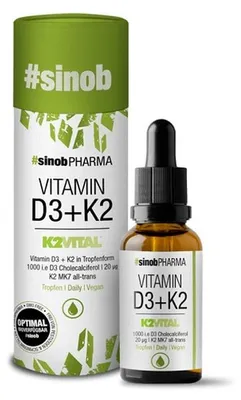 Produktbild von Sinob Vitamin D3 + K2 Tropfen 10ml