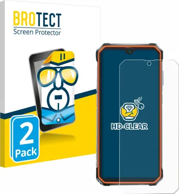 Produktbild von 2x Für Blackview BV9200 Schutzfolie BROTECT Displayschutz Display Schutz Folie Klar Transparent