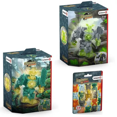 Produktbild von SPAR-SET 412817 - Schleich - Eldrador - Mini Creatures - Spielfigurenset mit 2 Robotern und Mini-Spielfigur