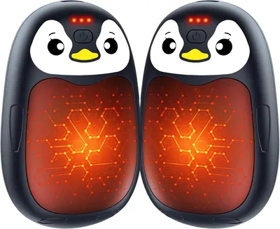 Produktbild von Elektrische Handwärmer – Wiederaufladbare Handwärmer – Set mit 2 Stück – 8000 mAh, USB
