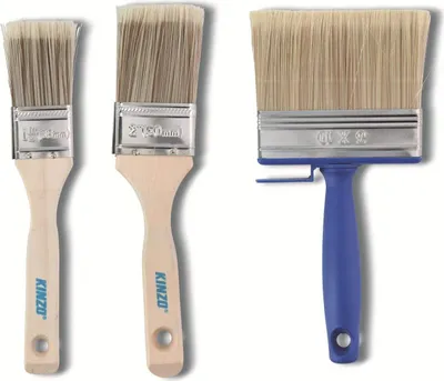 Produktbild von KINZO Pinsel-Set, 3 Stück, 38mm, 50mm, 100mm