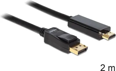 Produktbild von Delock - Adapterkabel - DisplayPort männlich zu HDMI männlich - 2 m