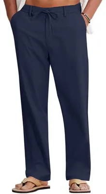 Produktbild von Leichte Leinenhose mit elastischem Bund
