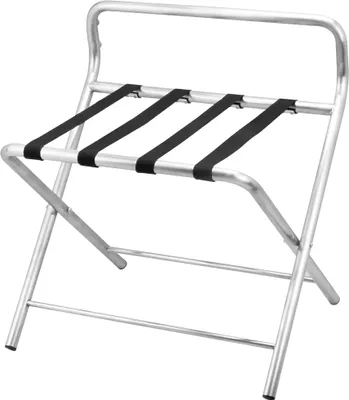 Kofferablage Edelstahl klappbar 50x55x63 cm silber 80 kg