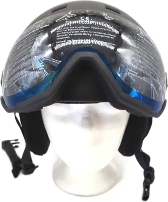 Produktbild von Black Crevice Skihelm Visier Gstaad BCR143921 schwarz blau Gr. ML gr 58 bis 61cm optimaler Schutz