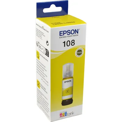 Produktbild von Epson C13T09C44A, Original, Gelb, Epson, EcoTank L8050, 7200 Seiten, 70 ml