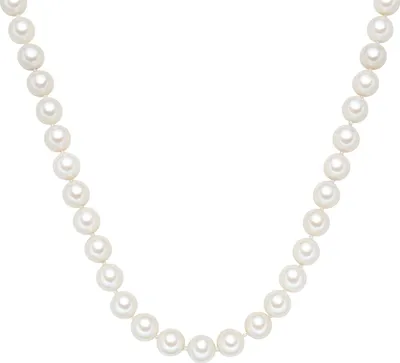 Produktbild von Rafaela Donata Perlen-Kette Sterling Silber Muschelkernperle 45,0 cm Basiskette + 5,0 cm Verlängerung 50110171