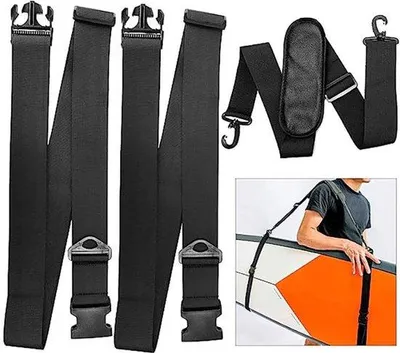 Immagine prodotto di Cinghia regolabile per il trasporto della tavola da surf, accessori per paddleboard, cinghia di trasporto per SUP, cinghia di trasporto per kayak, cinghia di trasporto per pedalboard