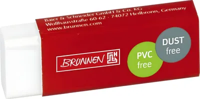 Produktbild von BRUNNEN Radiergummi weiss 6x2cm 1029969