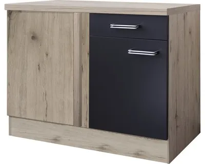 Obrázek produktu pro Rohová kuchyňská skříňka spodní Flex Well Santo šířka 110 cm antracit