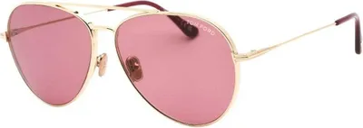 Immagine prodotto di Tom Ford - Occhiali da sole da donna, metallo SY540 (taglia unica) (Oro)