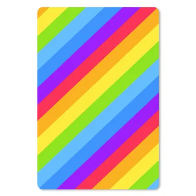 Produktbild von MuchoWow® Mauspad Mousepad Regenbogen - Muster - Stolz 40x60 cm - Mousepads - Maus Mat - Pad - Mausunterlage - Schreibtisch Accesoire