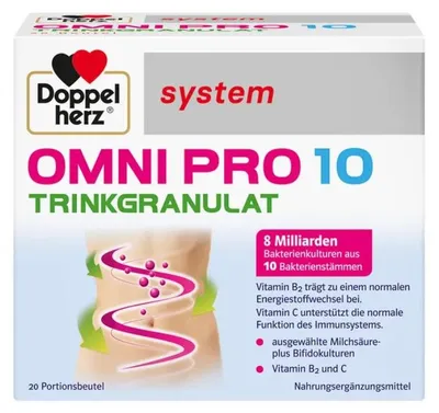 Image de Doppelherz system OMNI PRO 10 Granulés à boire, 20 pces. Granulés