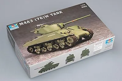 Modellbausatz M4A3 76 (W) Panzer, Kunststoff, 1 Stück