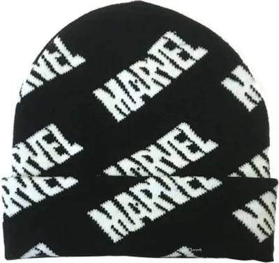 Produktbild von Marvel - Mütze für Herren/Damen Uni CD492 (Einheitsgröße) (Schwarz)