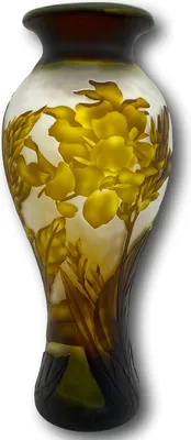 Produktbild von Vase Replika nach Galle Gallé Glasvase Glas Antik-Jugendstil-Stil Kopie c8