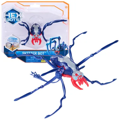 Produktbild von Skitter Bot Hex Bots Figur Roboterspinne blau