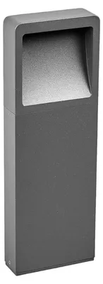 Produktbild von Lucande LED-Sockellampe Leya, 35 cm, anthrazit, Metall, IP54