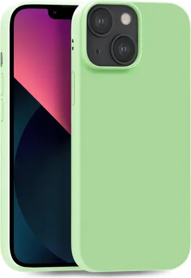 Produktbild von Hülle für Apple iPhone 13 - Handyhülle Cover aus Silikon in Grün