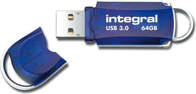 Produktbild von Integral INFD64GBCOU3.0, 64 GB, 3.2 Gen 1 (3.1 Gen 1), 120 MB/s, Kappe