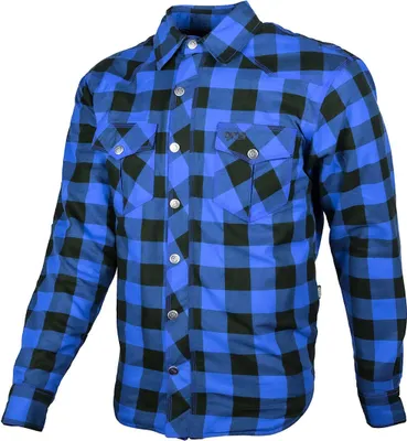 Produktbild von GMS Jaguar Motorrad Hemd, schwarz/blau, XL