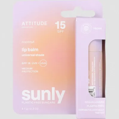 Produktbild von Lip Balm – Kokos SPF 15, Sunly, ATTITUDE