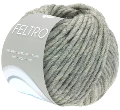 Produktbild von Lana Grossa - Feltro 0003 grau meliert