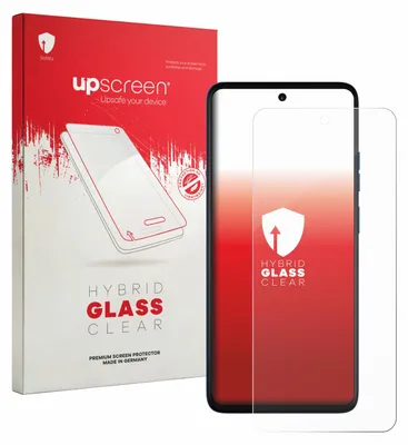 Produktbild von upscreen Schutzglas für Motorola Moto G57 Schutzfolie Panzer Folie Glas Display Schutz klar