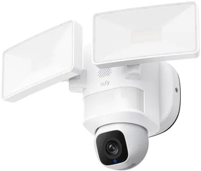 Obrázok produktu pre Eufy T8426321, IP bezpečnostná kamera, Vnútorné a vonkajšie, Kábel, 2000 lm, Stropné / nástenné, Čierna, Biela