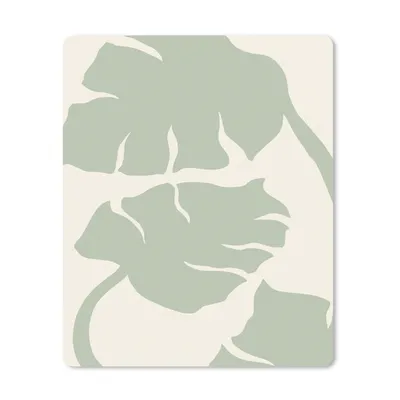 Produktbild von MuchoWow® Mauspad Mousepad Monstera - Blätter - Grün - Pflanzen 19x23 cm - Mousepads - Maus Mat - Pad - Mausunterlage - Mauspads - Spielen