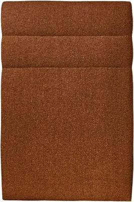 Produktbild von Kopfteil Modell Linien – Terrakotta-Bouclé-Stoff 90 cm