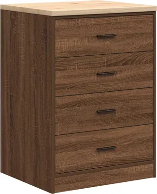 Produktbild von vidaXL Garagen-Aufbewahrungsschrank 60x51x85 cm Massivholz Kiefer
