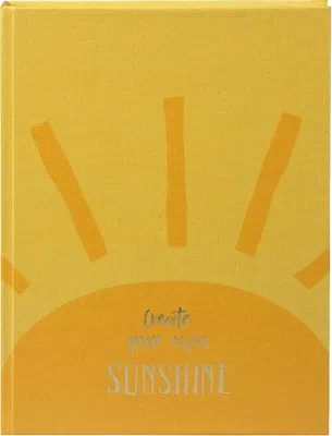 Produktbild von Goldbuch Notizbuch create sunshine 15x22 cm mit Goldprägung und Lesezeichen