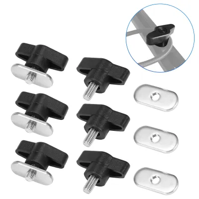 Imagen del producto de Sistema de montaje para rieles de kayak, tornillos para rieles de kayak, tuercas para rieles de kayak, tornillos y tuercas para kayak, tornillos y tuercas para rieles de canoa, elementos de fijación para sistemas de rieles de kayak